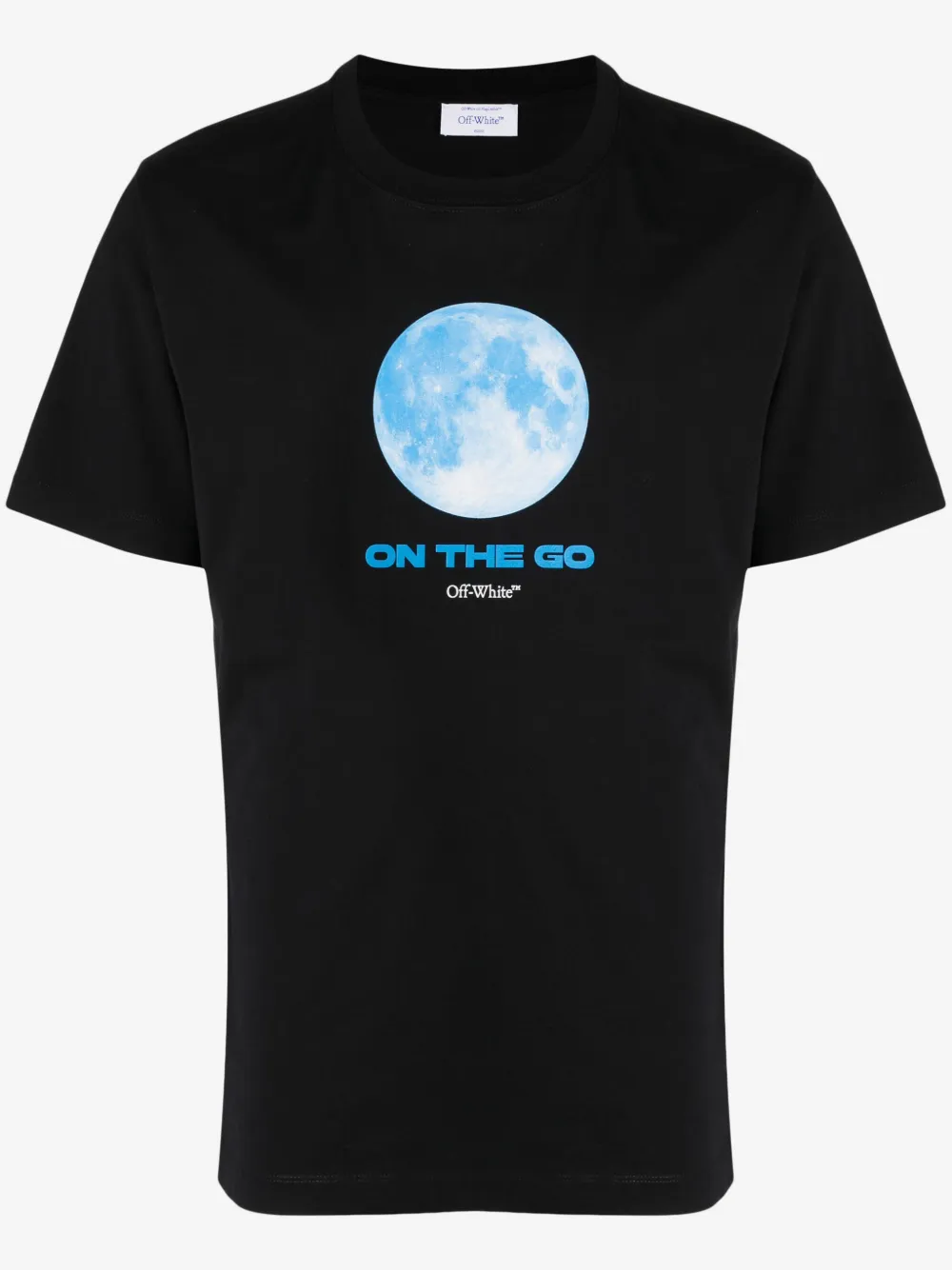 Off-White On The Go Moon cotton T-shirt | Black | Image 1