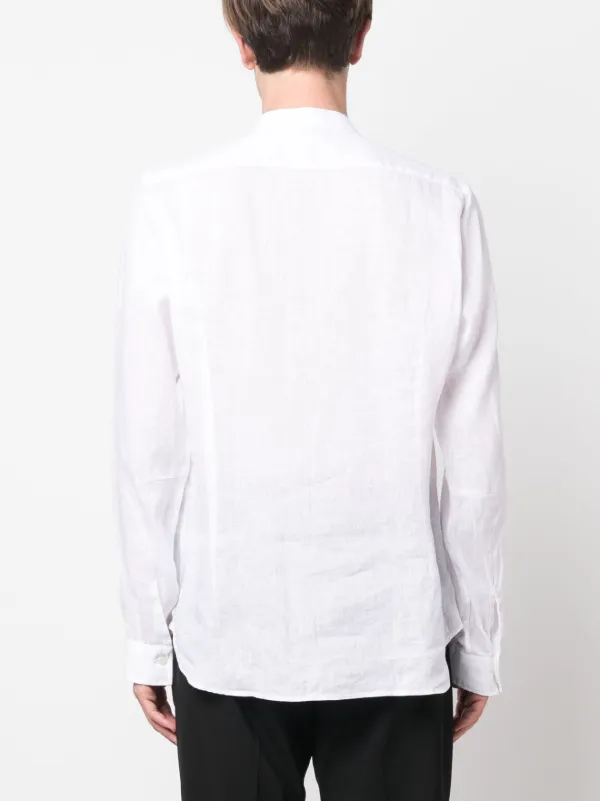Tシャツ・カットソー TINTORIA MATTEI SS25 LINEN CLASSIC SHIRT (X66TNW UI5) Tintoria Mattei Linen Classic Shirt - Pink - Men | X66TNWUI5