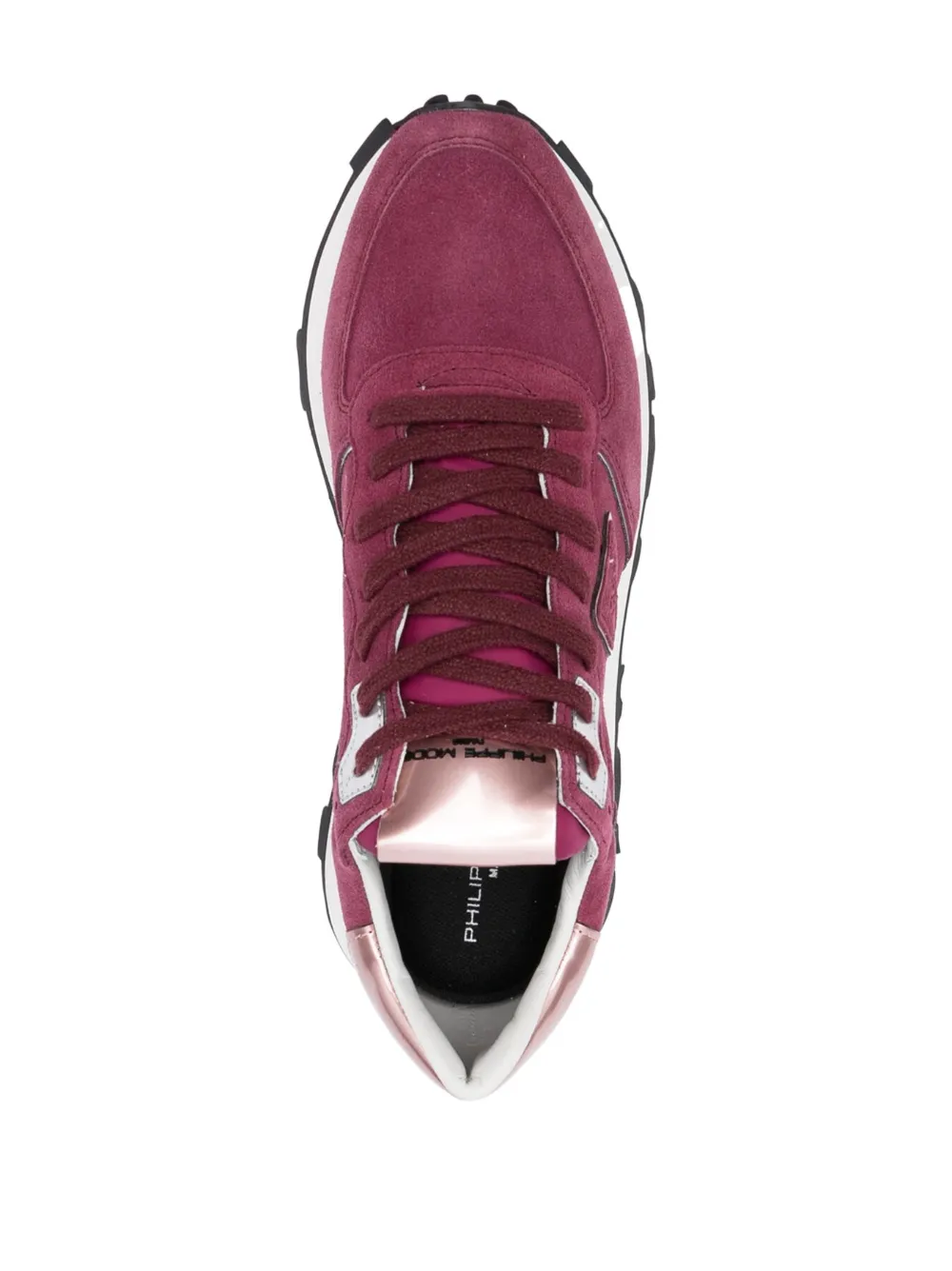 Shop Philippe Model Paris Tropez Haute Low-top Sneakers In Pink