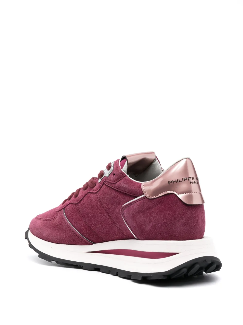 Shop Philippe Model Paris Tropez Haute Low-top Sneakers In Pink