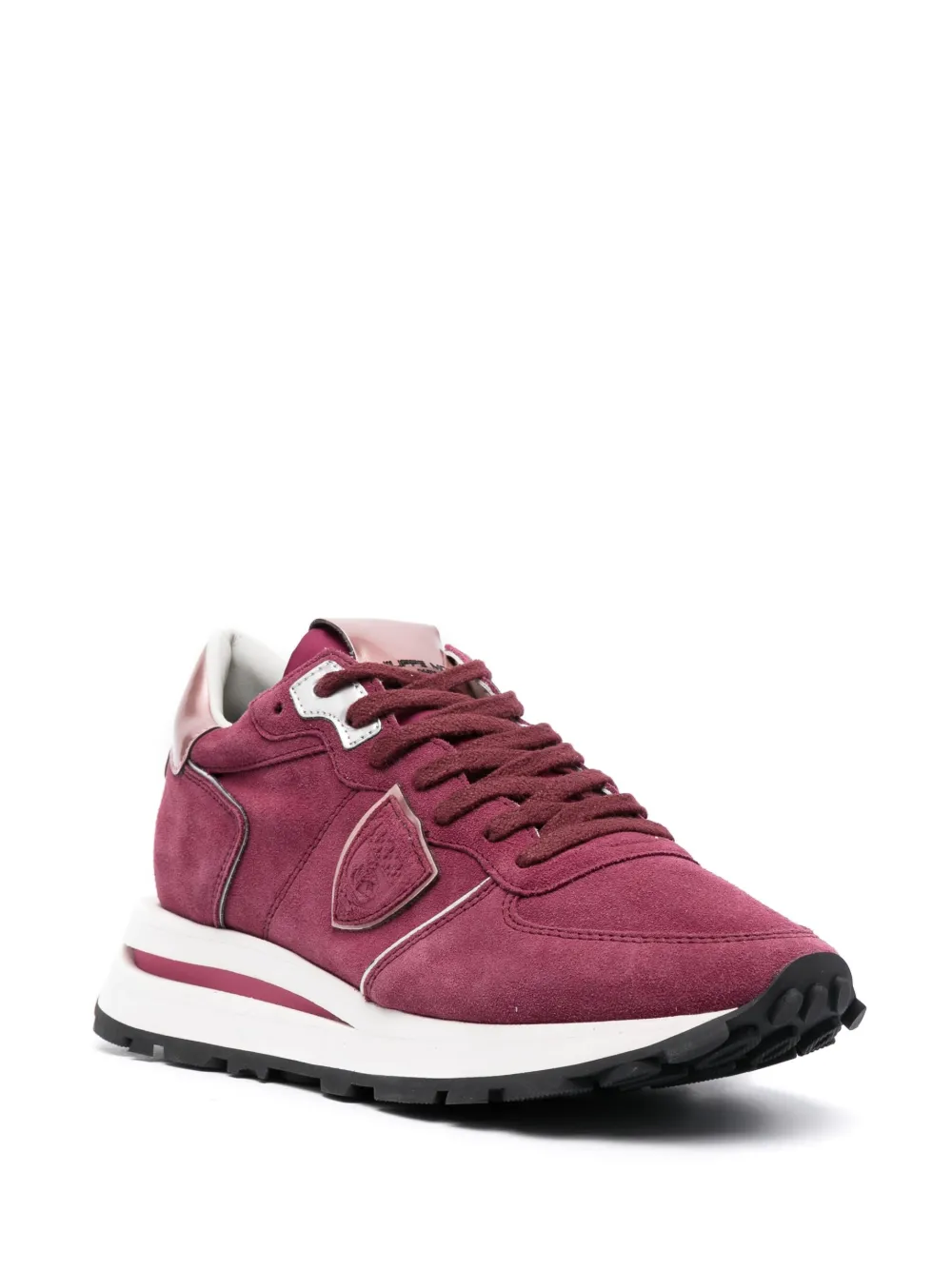 Shop Philippe Model Paris Tropez Haute Low-top Sneakers In Pink