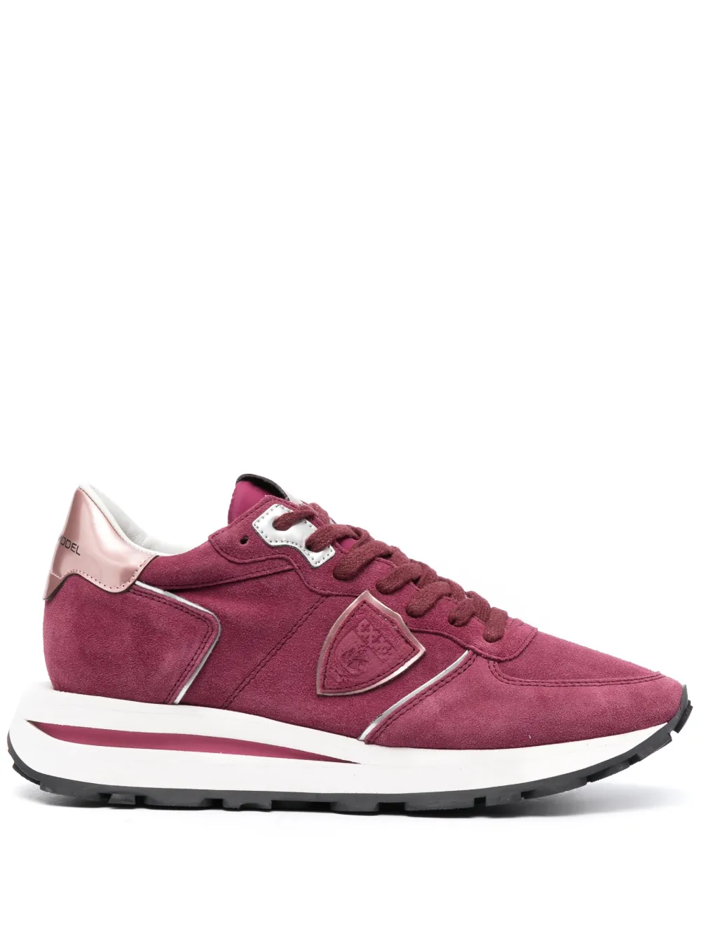 Shop Philippe Model Paris Tropez Haute Low-top Sneakers In Pink