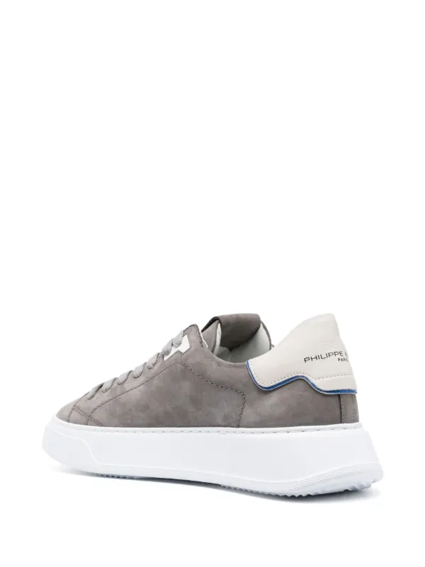スニーカー Philippe Model Low-Top Temple Grey Sneakers Philippe Model Paris Tres Temple low-top Sneakers | Grey