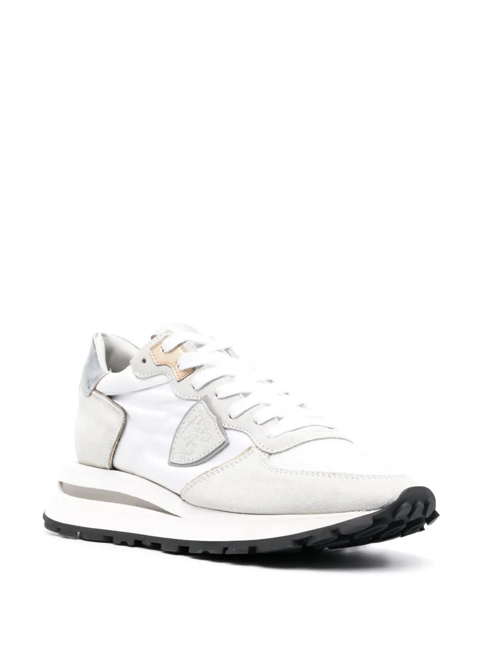 Shop Philippe Model Paris Tropez Haute Low-top Sneakers In White