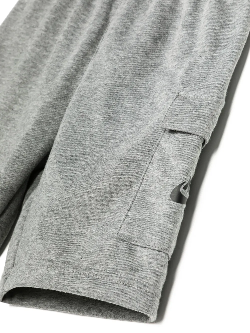  Nike Kids Logo-detail Elasticated-waist Shorts - Grey 