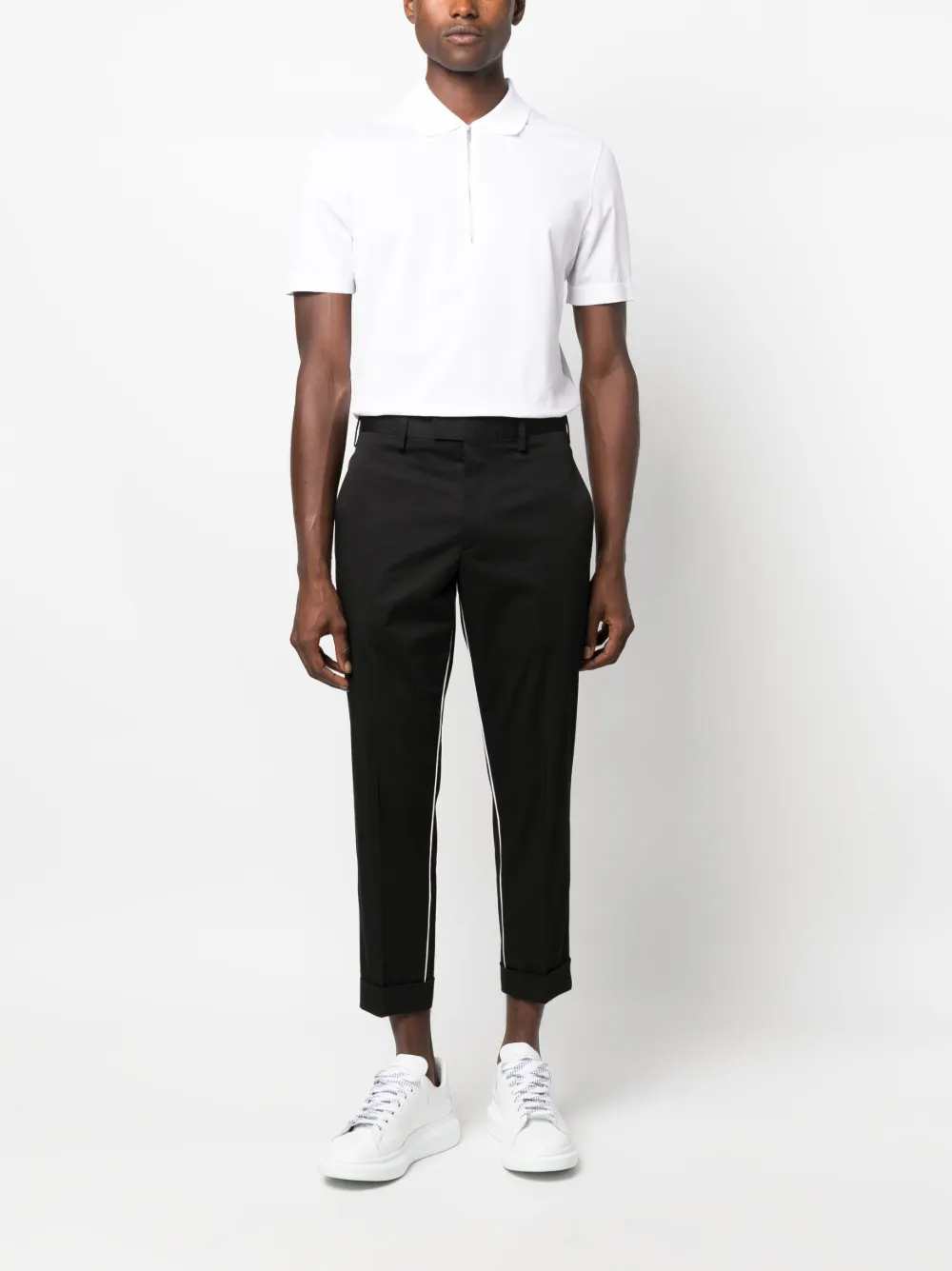 Neil Barrett Cropped broek - Zwart