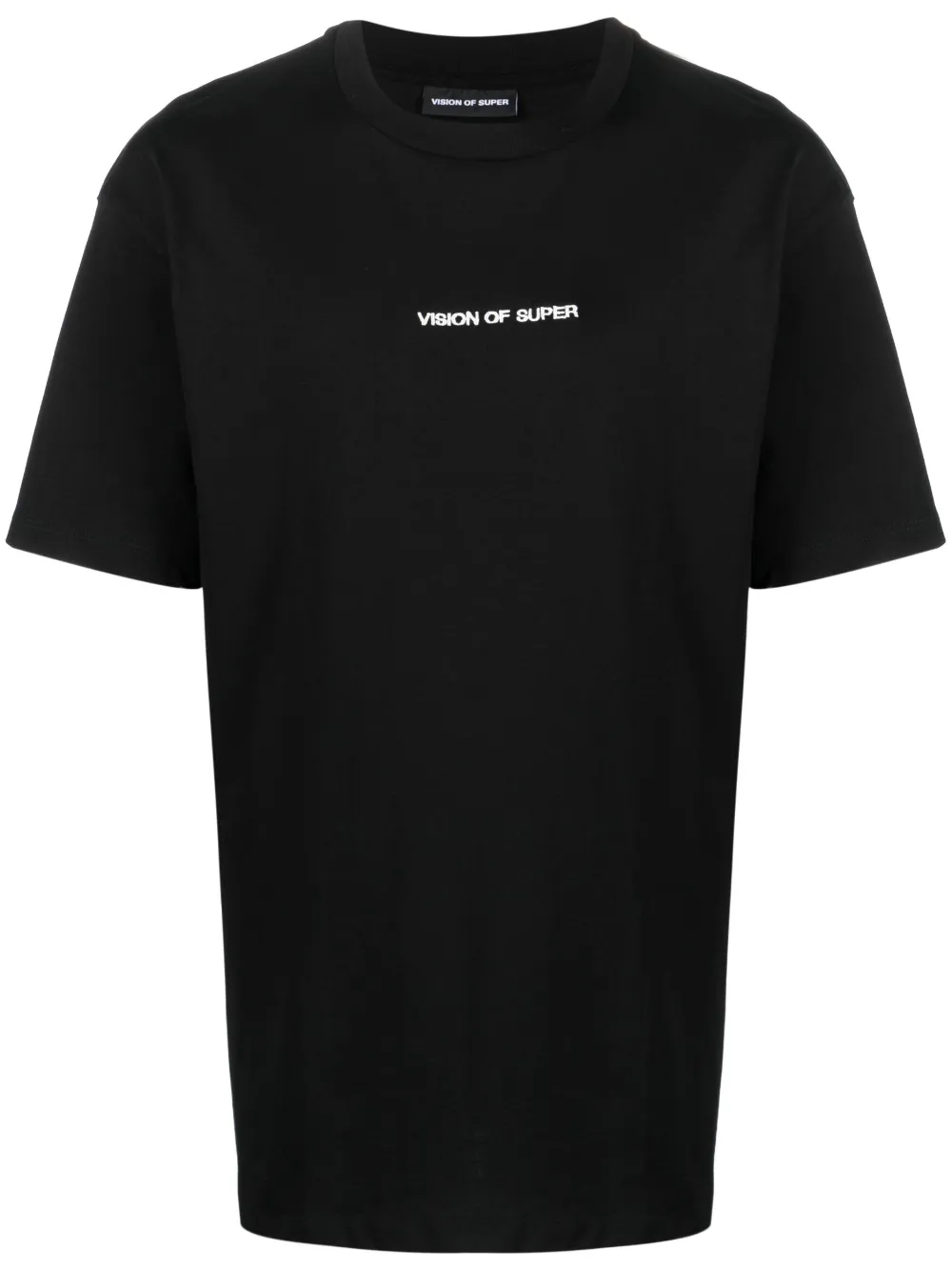logo-embroidered cotton T-shirt