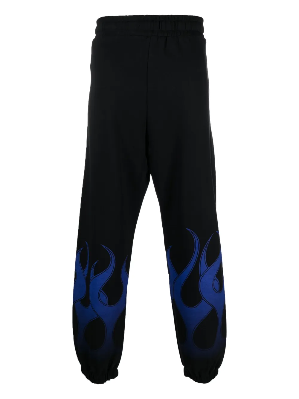 Vision Of Super flame-print drawstring track pants - Zwart