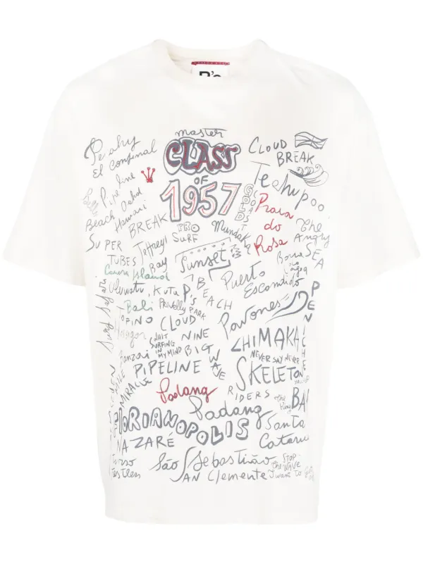 President S graphic print Cotton T shirt Farfetch