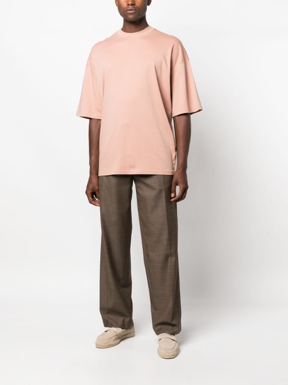 Costumein T-shirt met verlaagde schouders - Roze