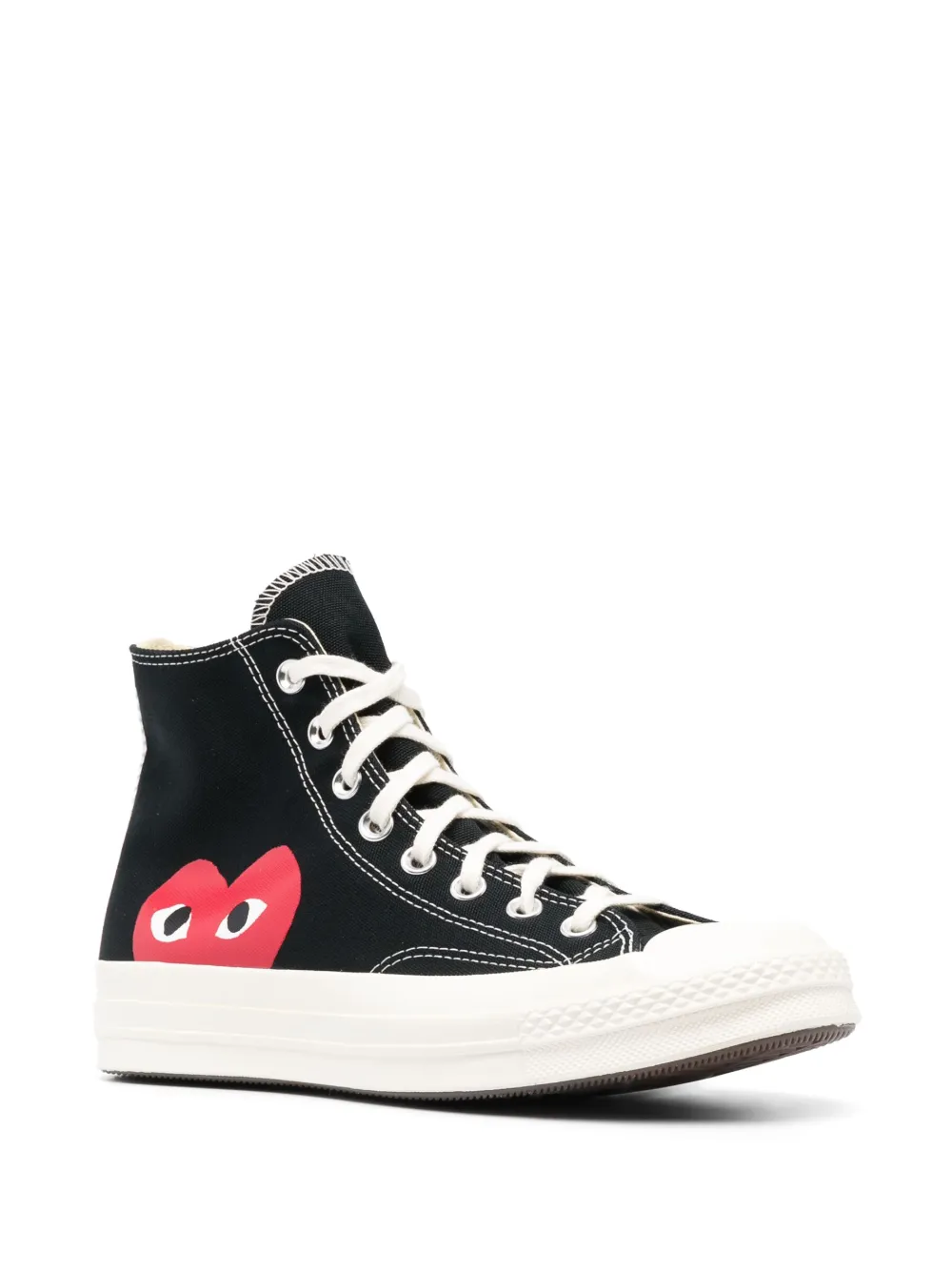 Comme Des Garçons Play Chuck Taylor high-top sneakers - Zwart