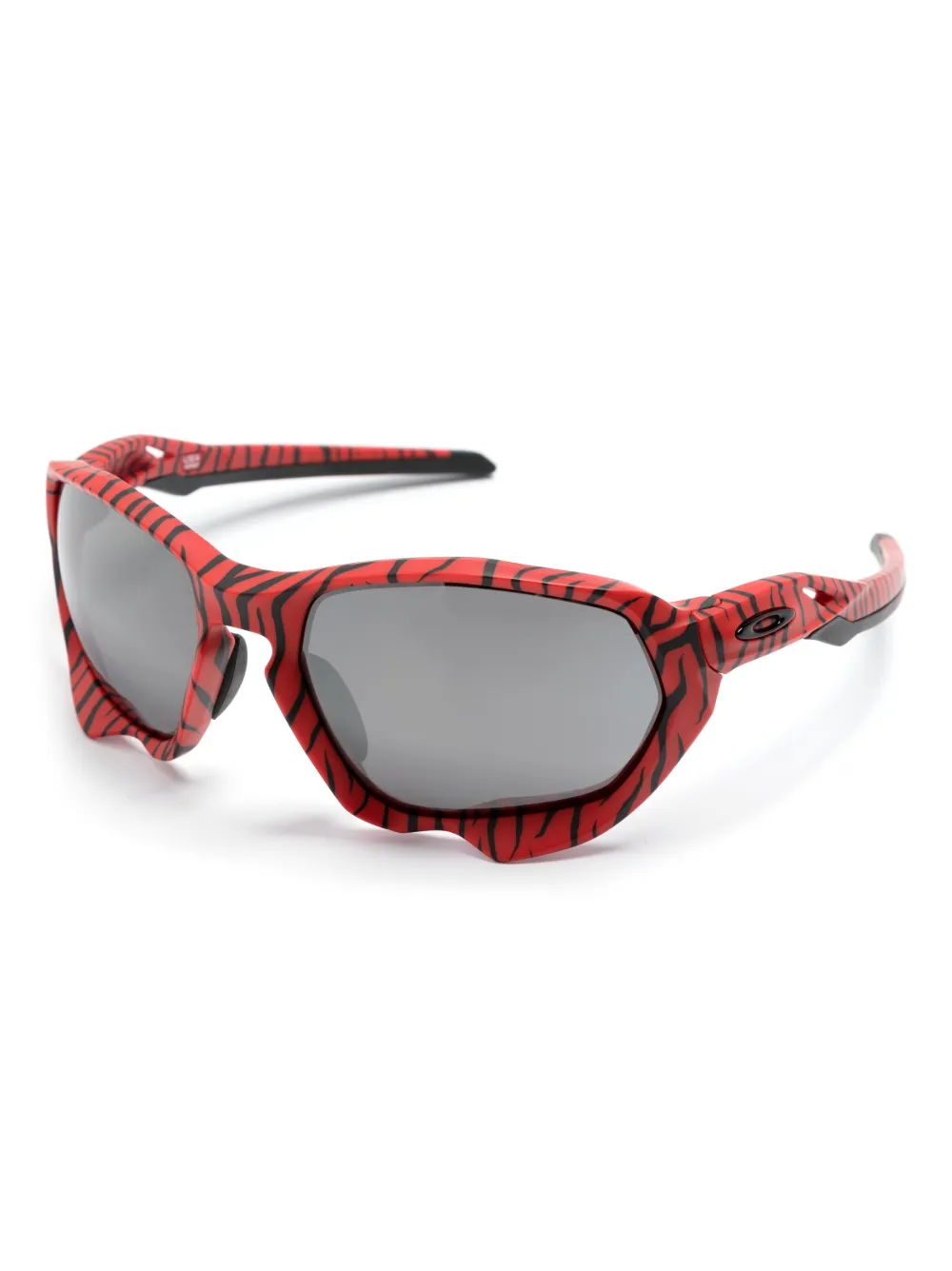 Oakley Zonnebril met rond montuur - Rood