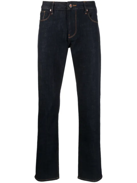 Emporio Armani dark-wash straight-leg jeans 