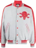 ICECREAM logo-embroidered bomber jacket - Grey