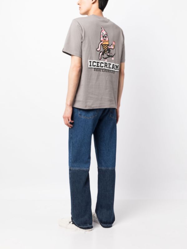 ICECREAM logo-print Cotton T-shirt - Farfetch