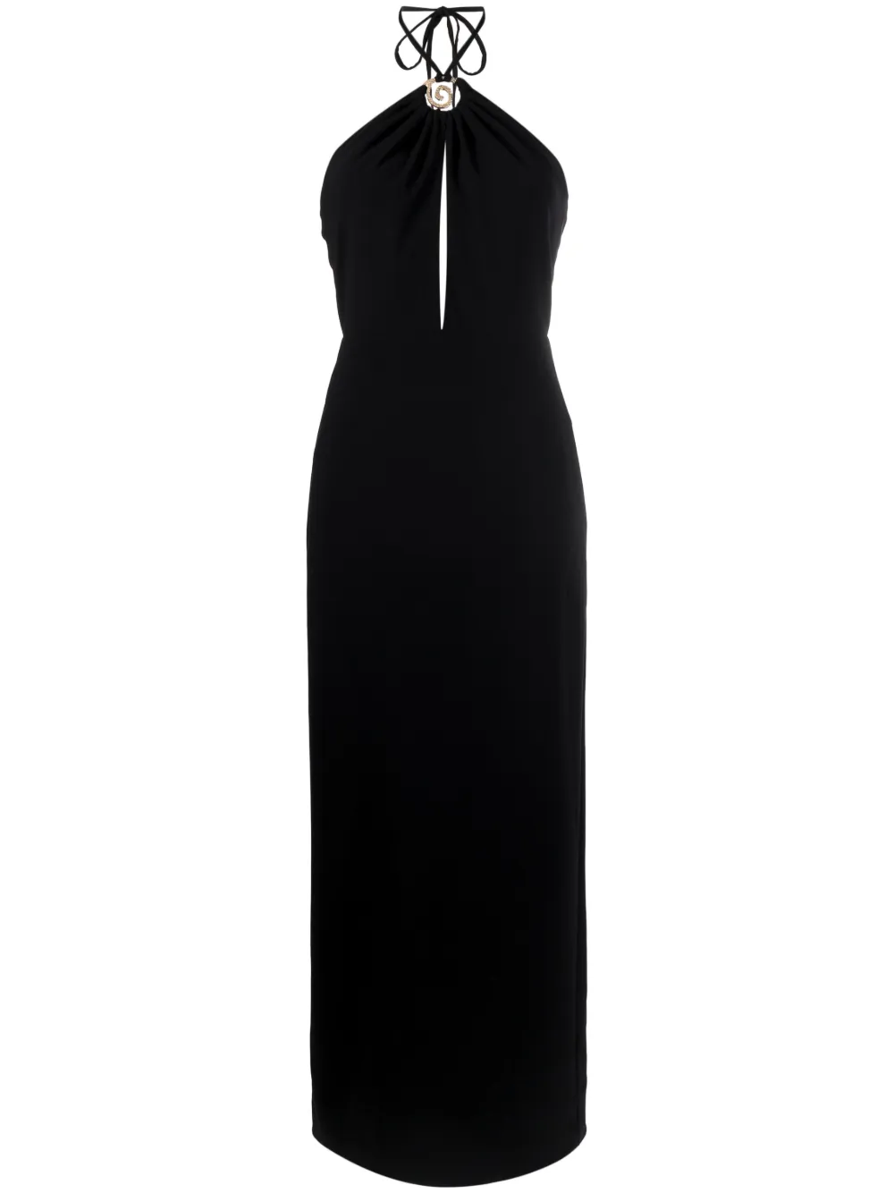 STAUD Jurk met gedraaid detail Zwart