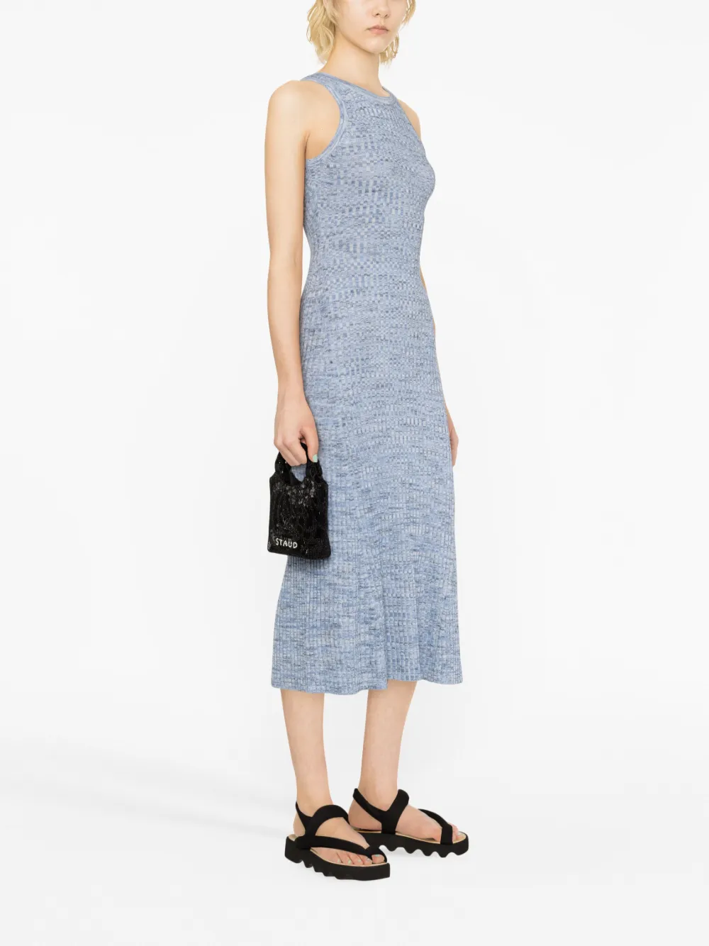 STAUD Zoe beaded bag - Zwart