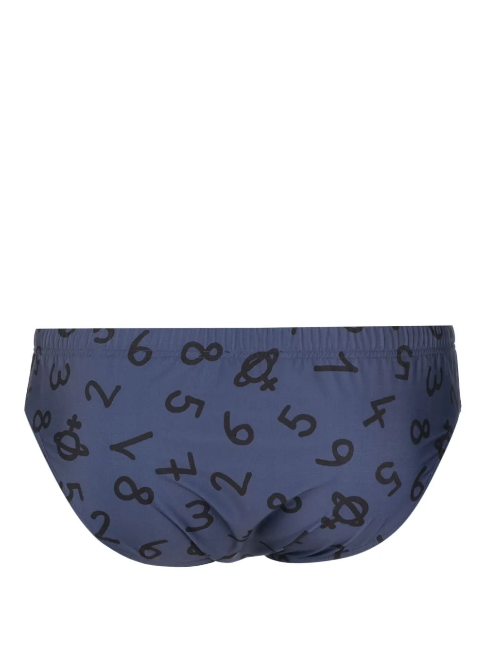 Vivienne Westwood Orb embroidered swim briefs - Blauw