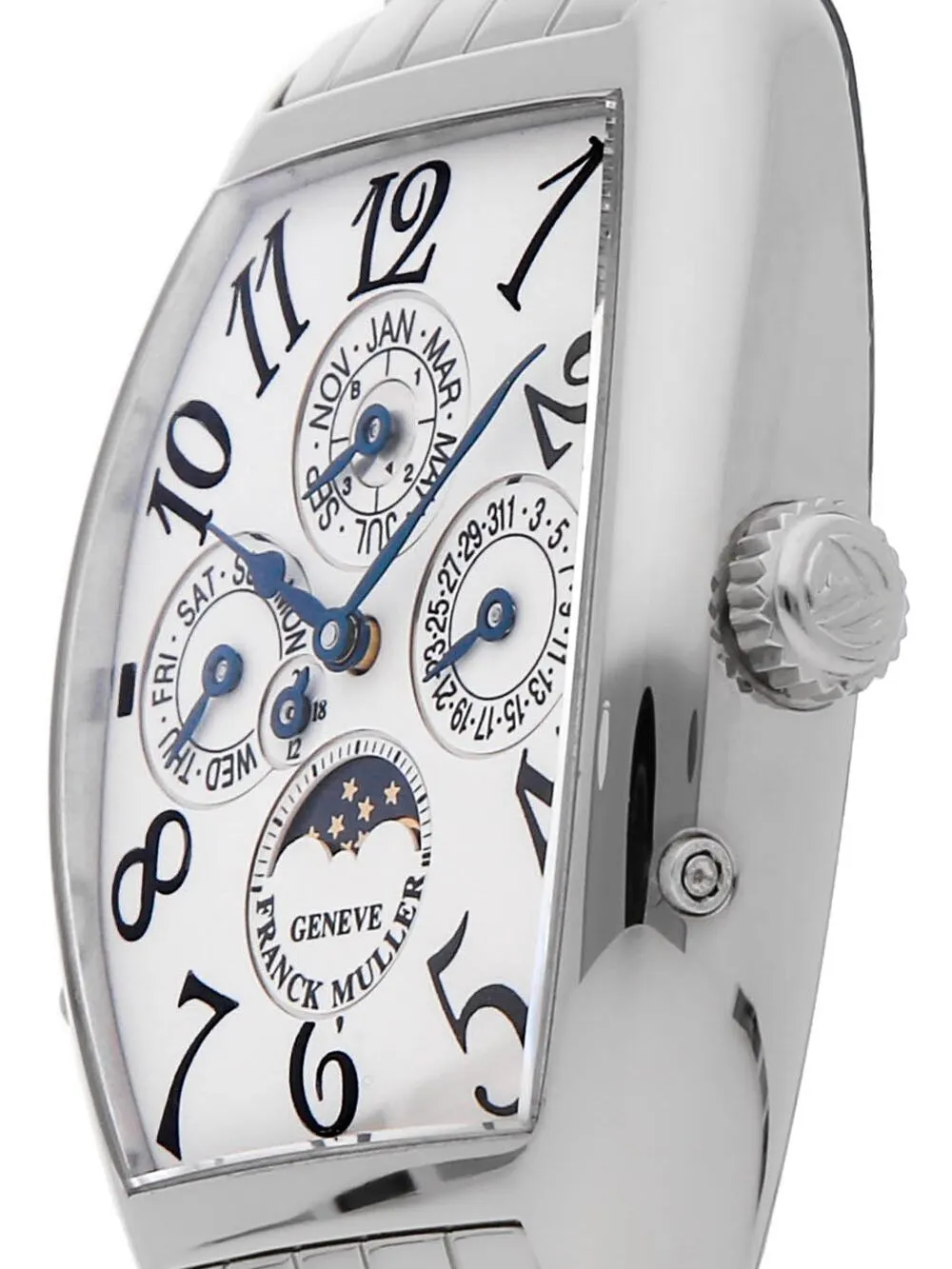 Franck Muller Pre-owned Casablanca Perpetual Calendar horloge - Zilver