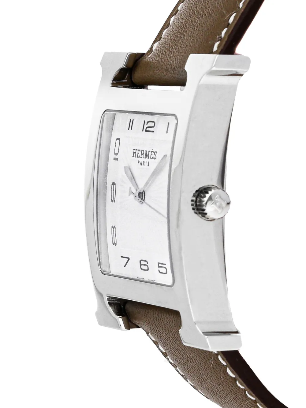 Hermès Pre-owned Heure H PM horloge - Zilver