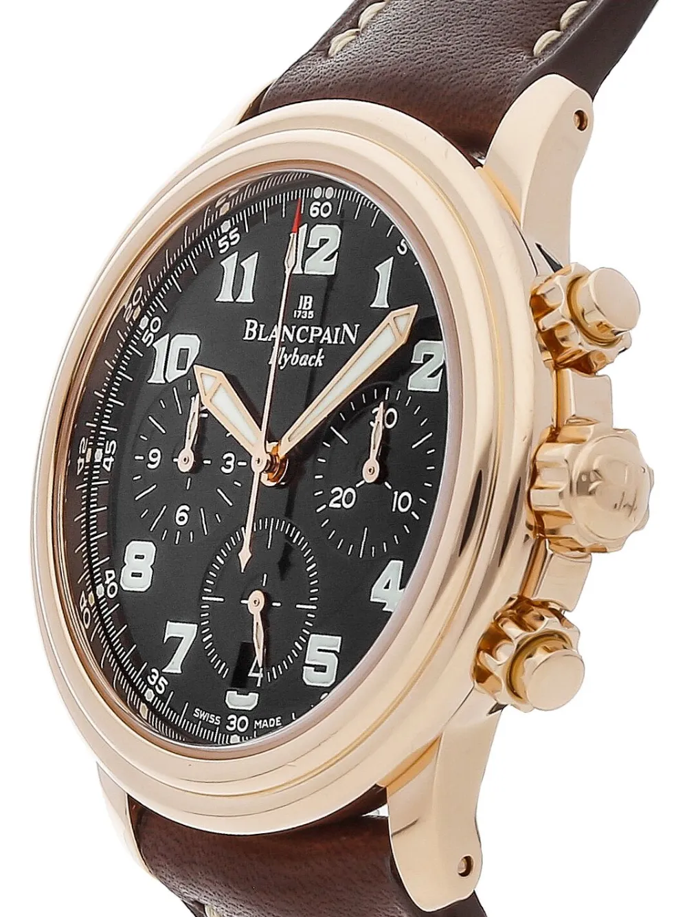 Blancpain Pre-owned Leman Flyback Chronograph horloge - Zwart