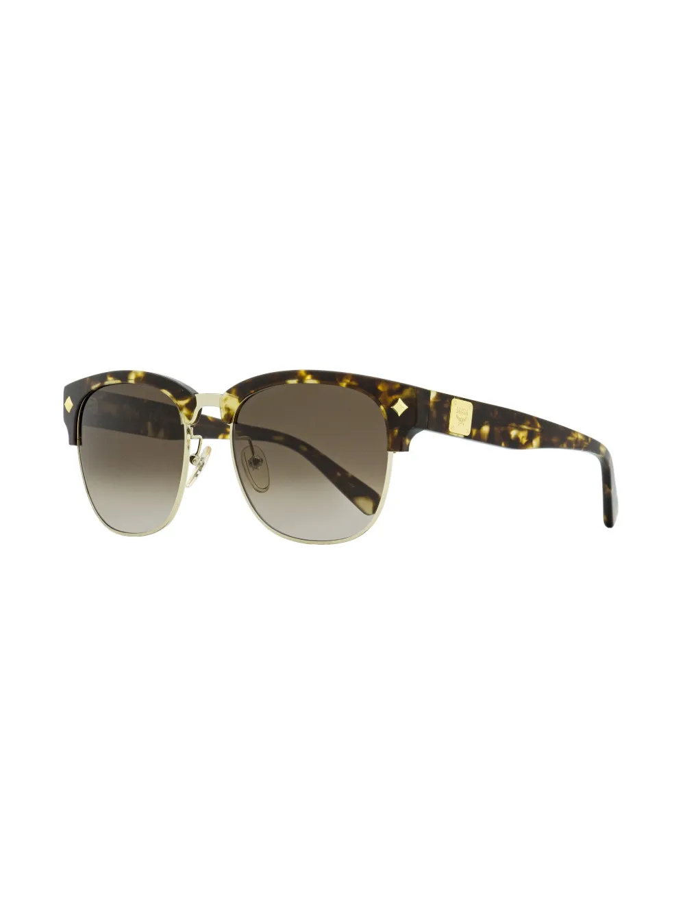 MCM 604S square-frame tortoiseshell-effect sunglasses - Bruin