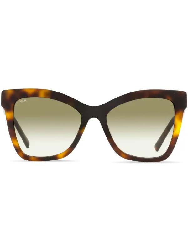 MCM Lunettes De Soleil 712S a Monture Papillon Marron FARFETCH CM