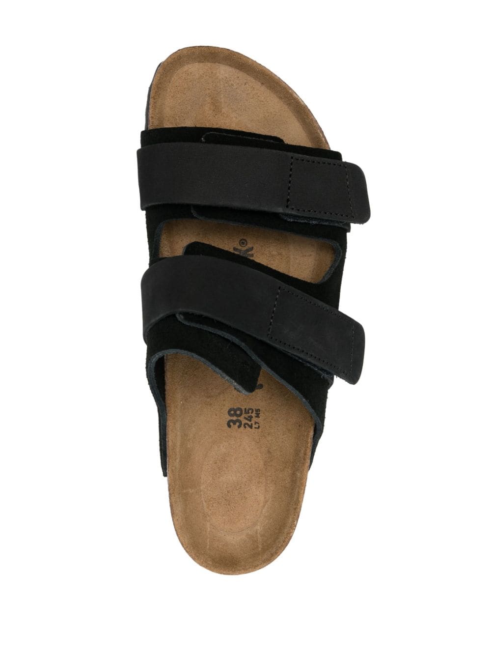 Shop Birkenstock Uji Touch-strap Sandals In Black