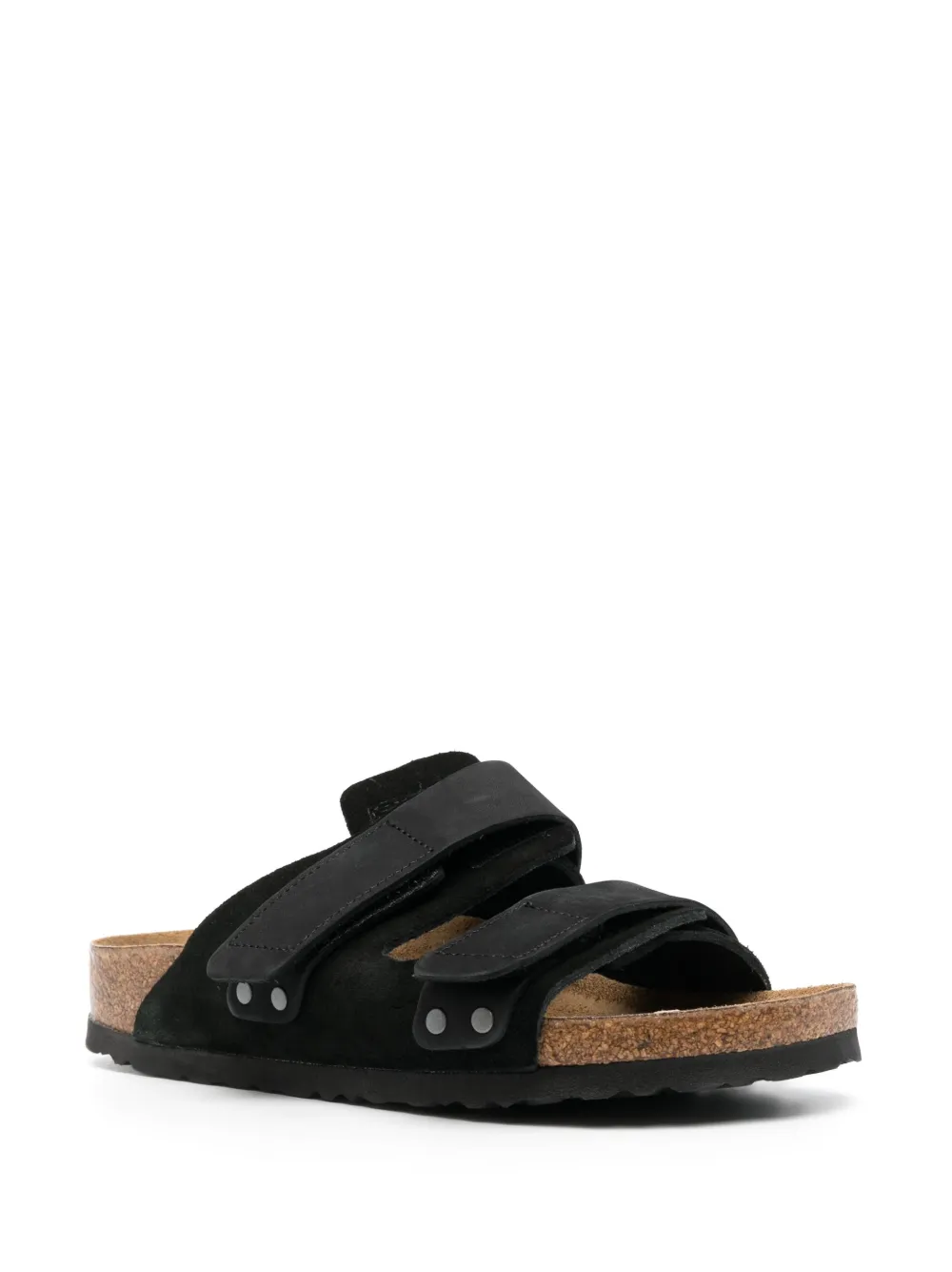 Shop Birkenstock Uji Touch-strap Sandals In Black