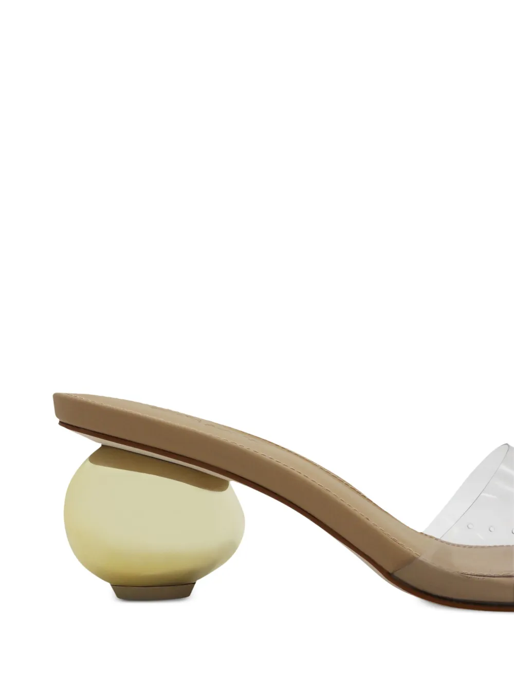 Cult Gaia Tyra open-toe mules - CLEAR