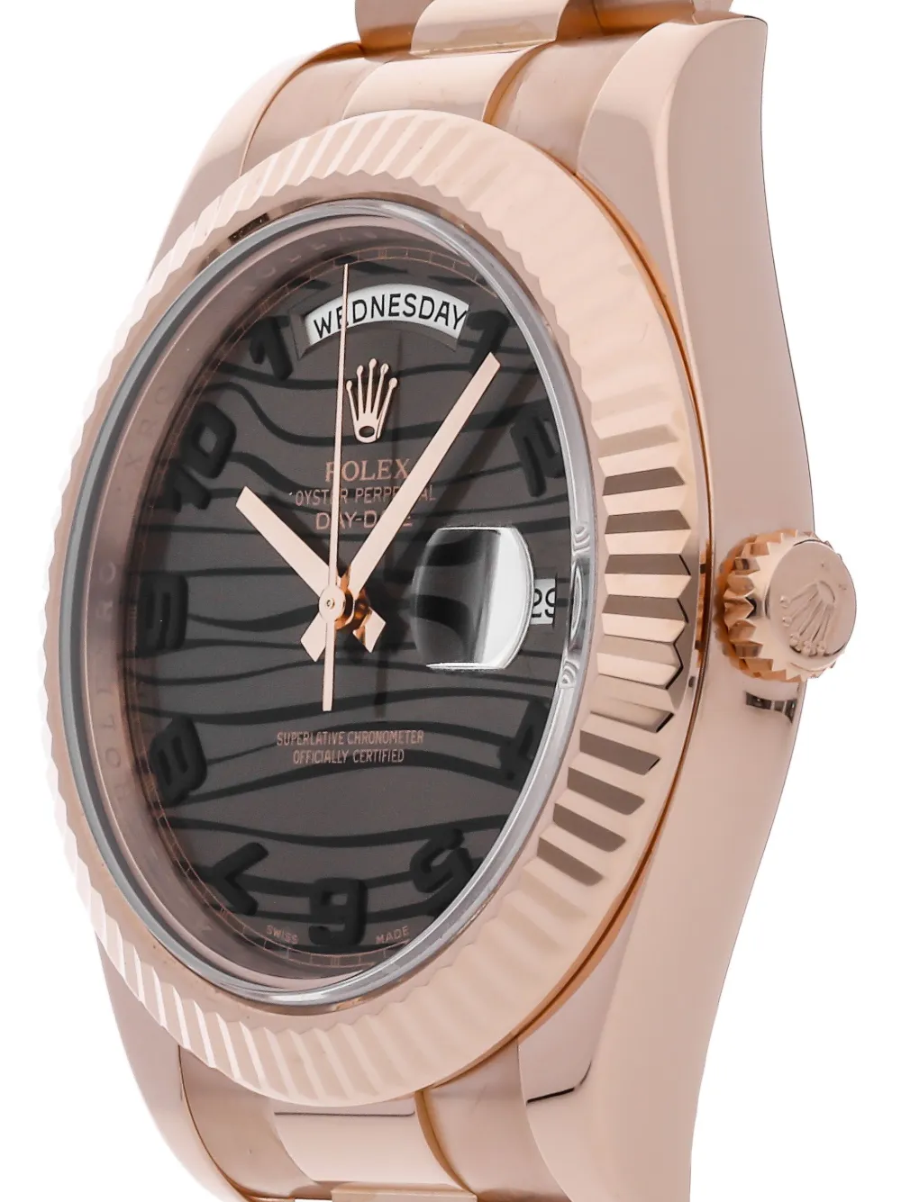 Rolex 2008 pre-owned Day-Date II horloge - Bronze