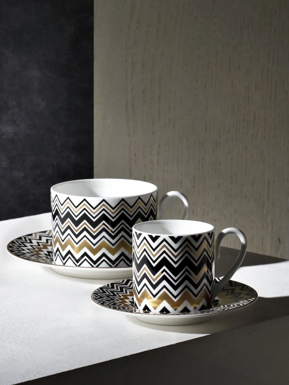 Missoni Tableware Zig Zag Teacup (set Of 2) In Multicolour