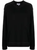 GANNI Isoli drop-shoulder sweatshirt - Black