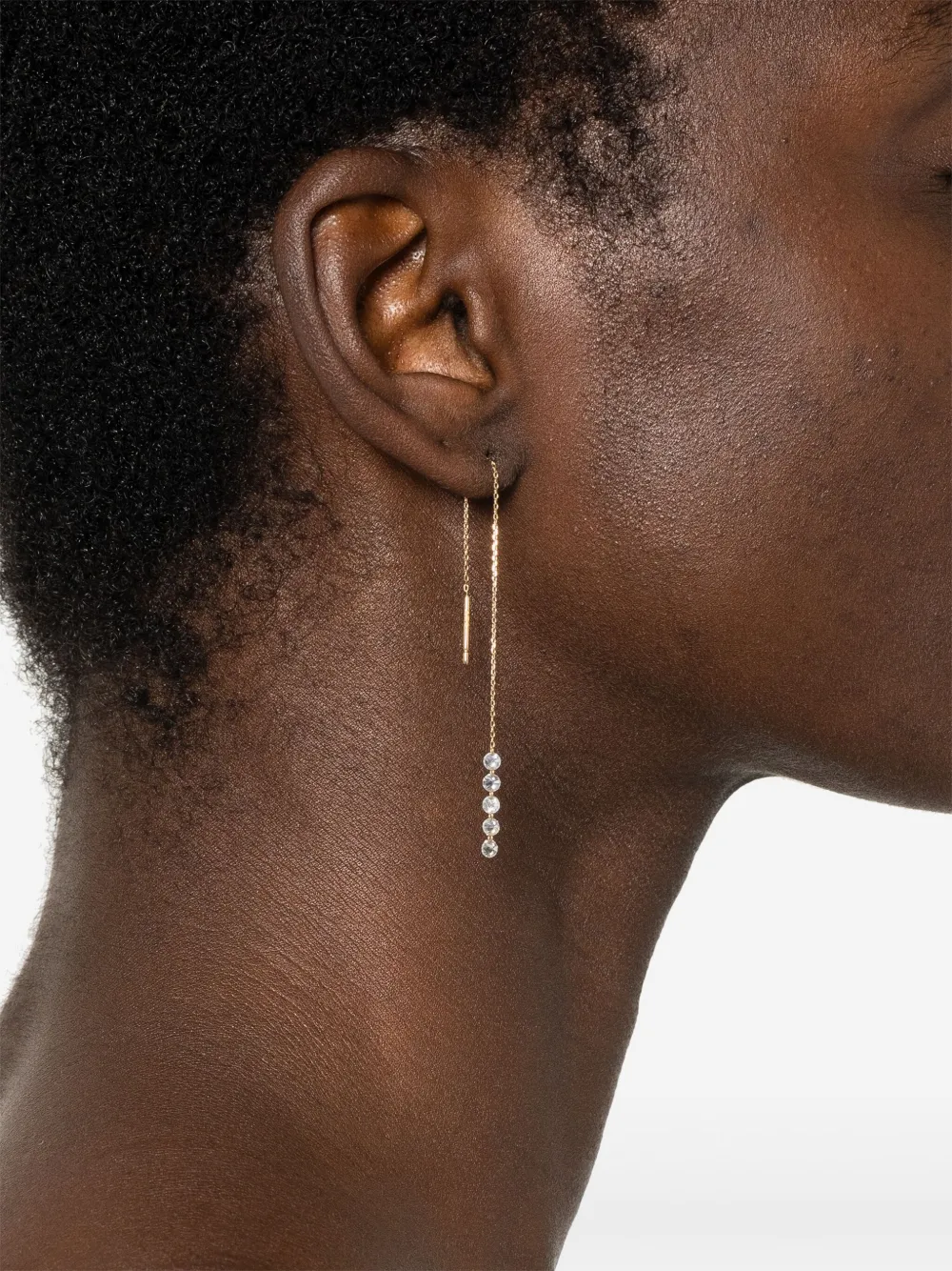 Persée 18kt yellow gold Danaé diamond earrings - Goud