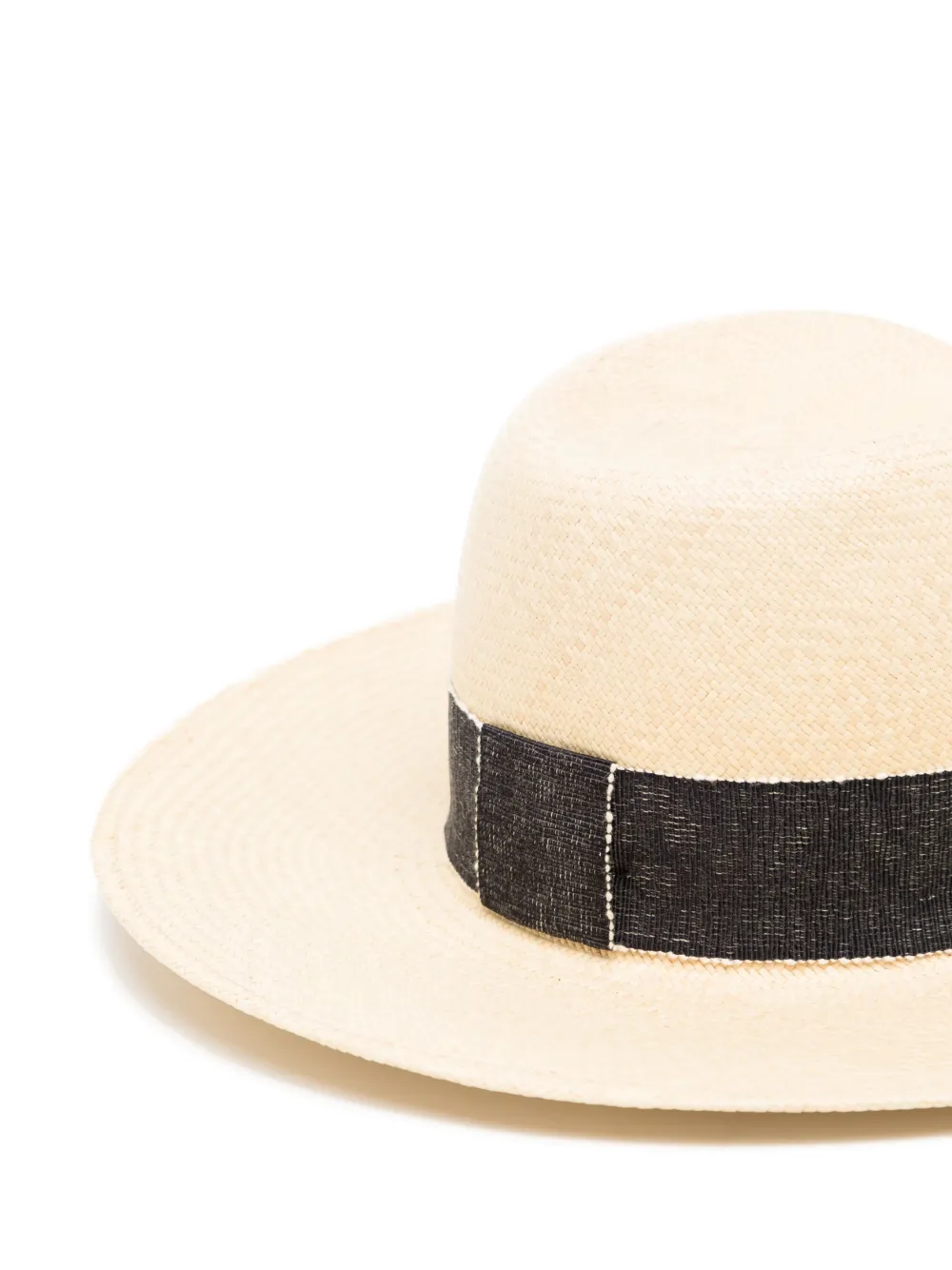 Maison Michel Virginie straw hat - Bruin