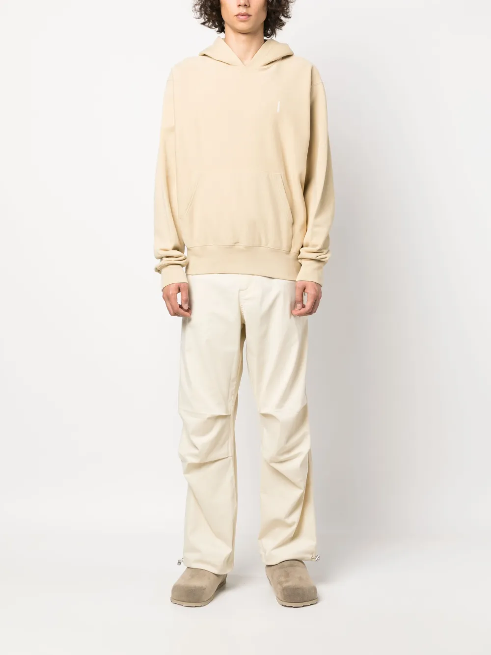 SANDRO Hoodie met logoprint - Beige