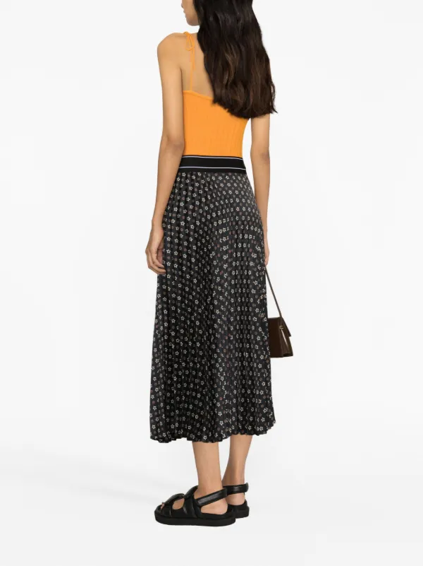 Star print midi skirt hot sale