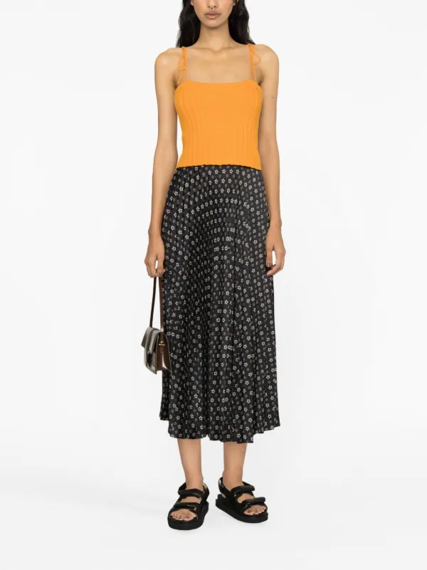 Star print midi skirt discount