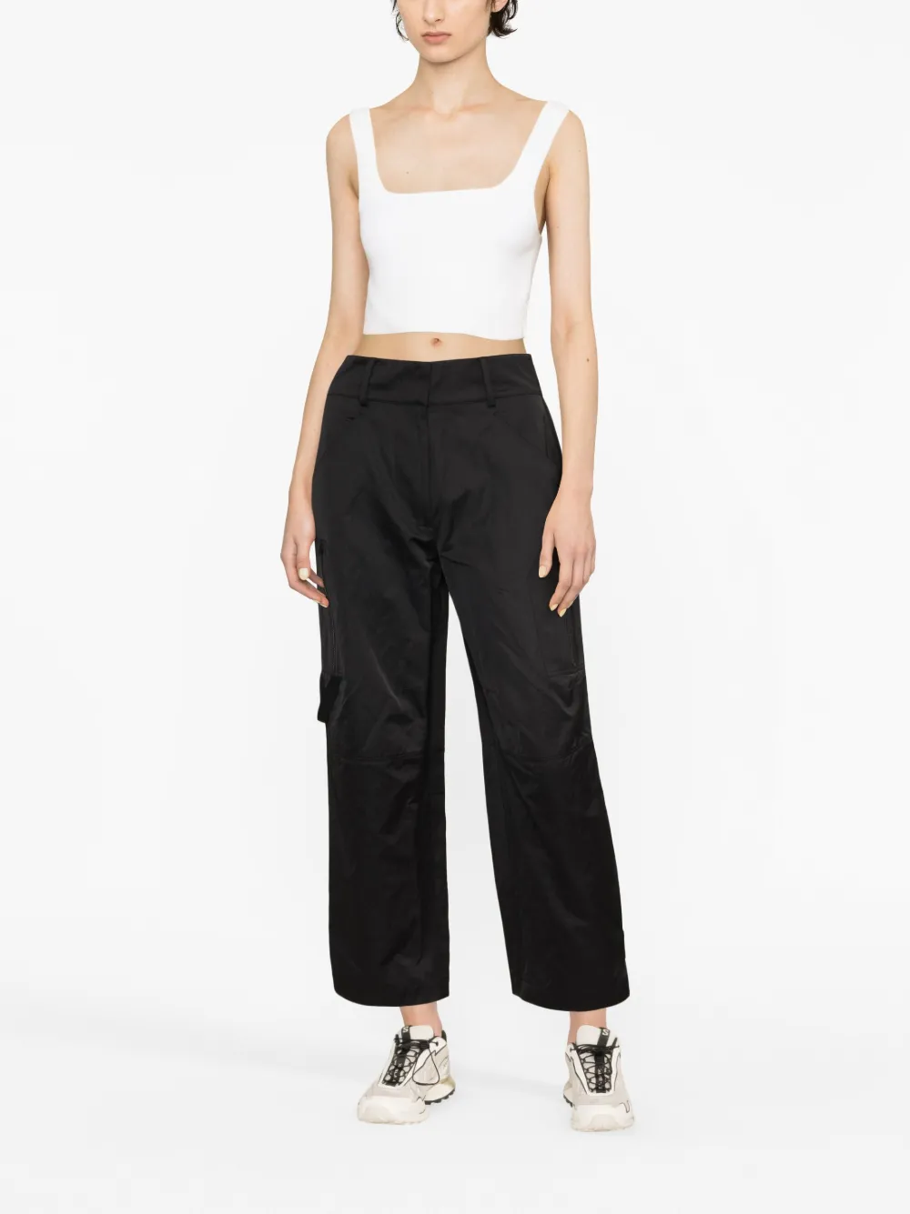 SANDRO Straight broek - Zwart