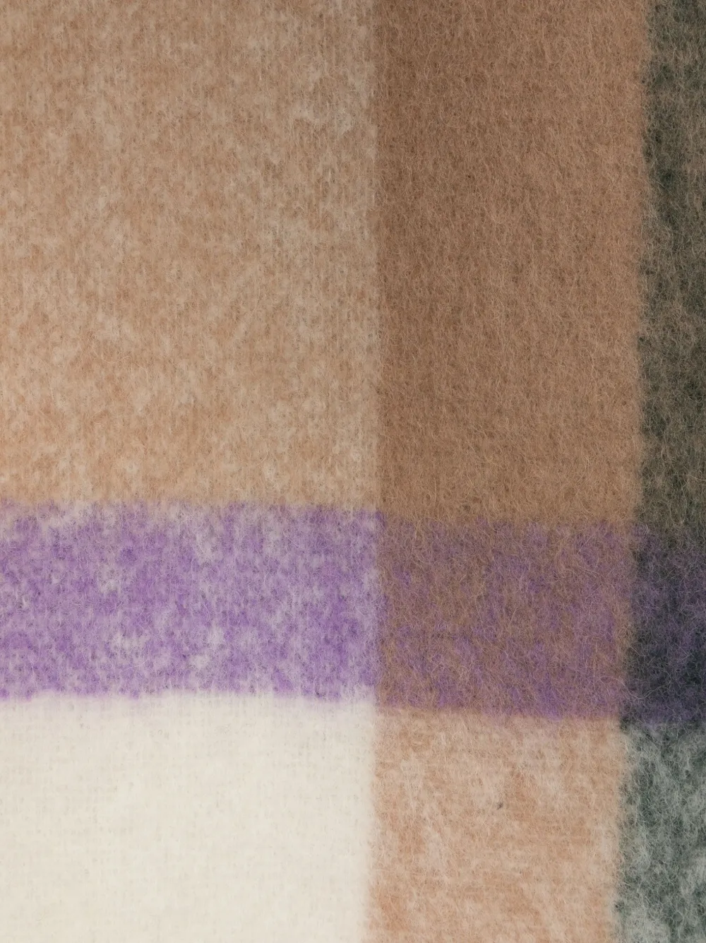 SANDRO Geruite sjaal - Beige