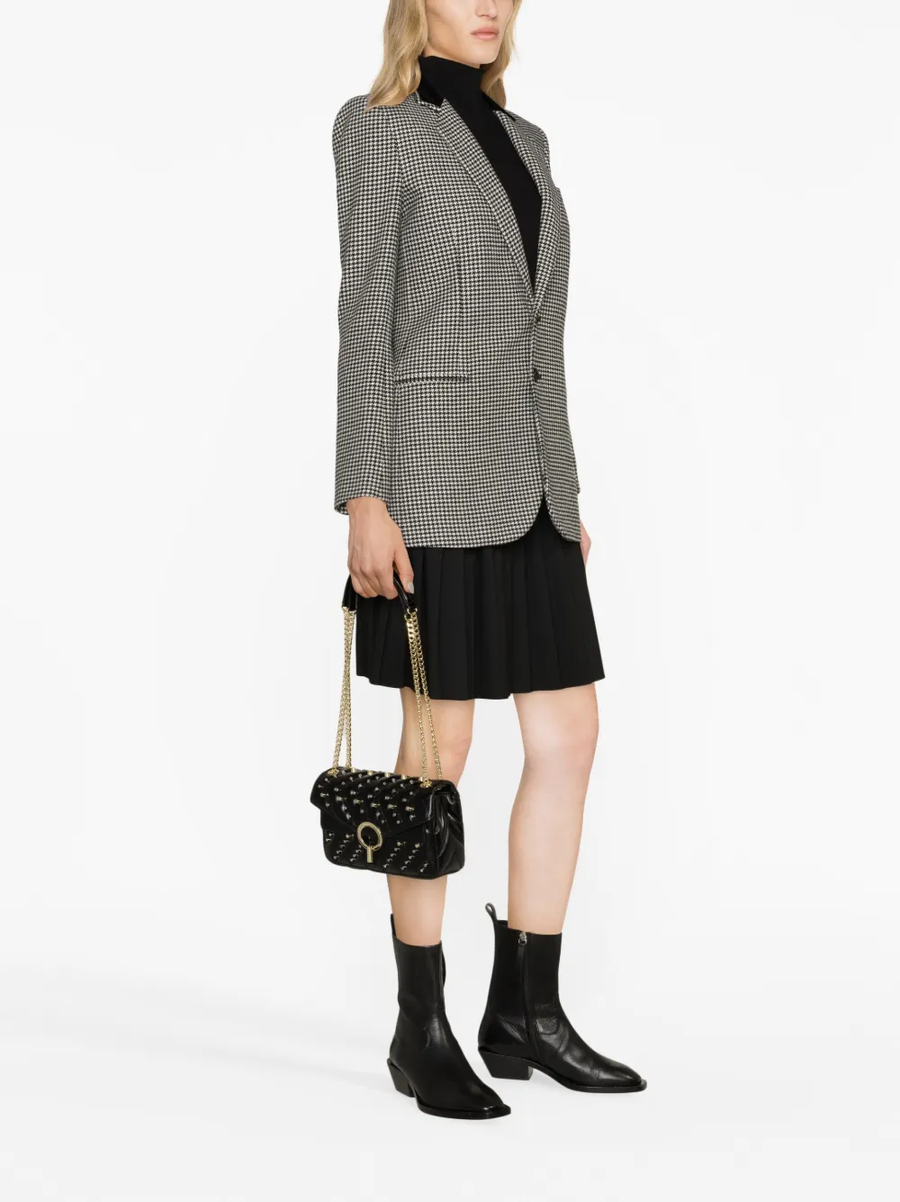 SANDRO Tas met studs - Zwart