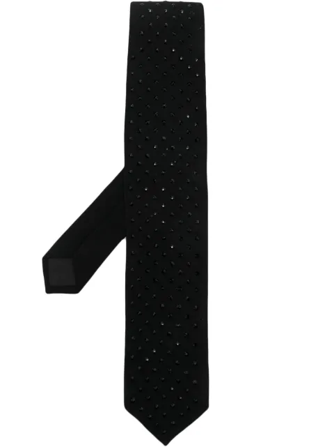 SANDRO crystal-embellished tie