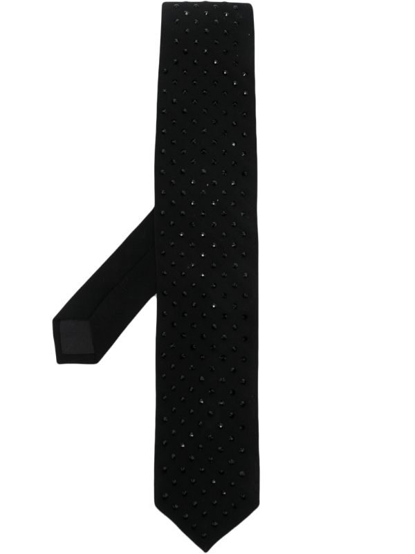 SANDRO crystal-embellished Tie - Farfetch