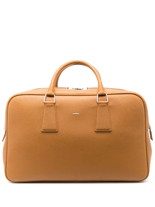 Tan leather holdall hot sale