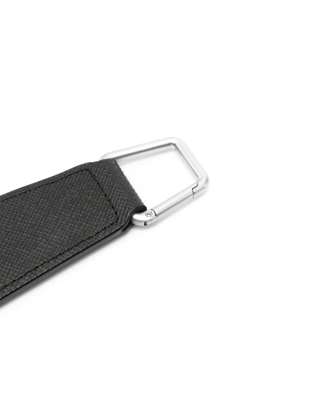 SANDRO logo-debossed keyring - Zwart
