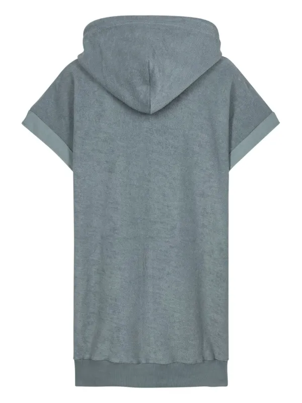 Honor The Gift Labor zip up short sleeve Hoodie Farfetch