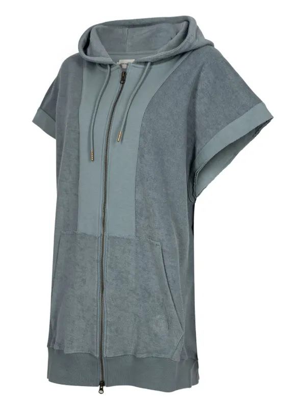 Short sleeve hoodie sales womens