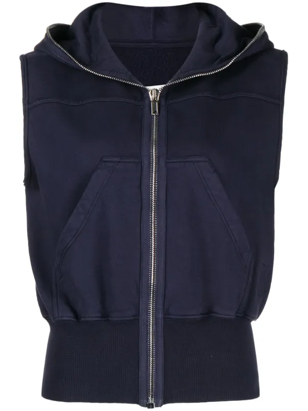 Rick owens 2025 sleeveless hoodie