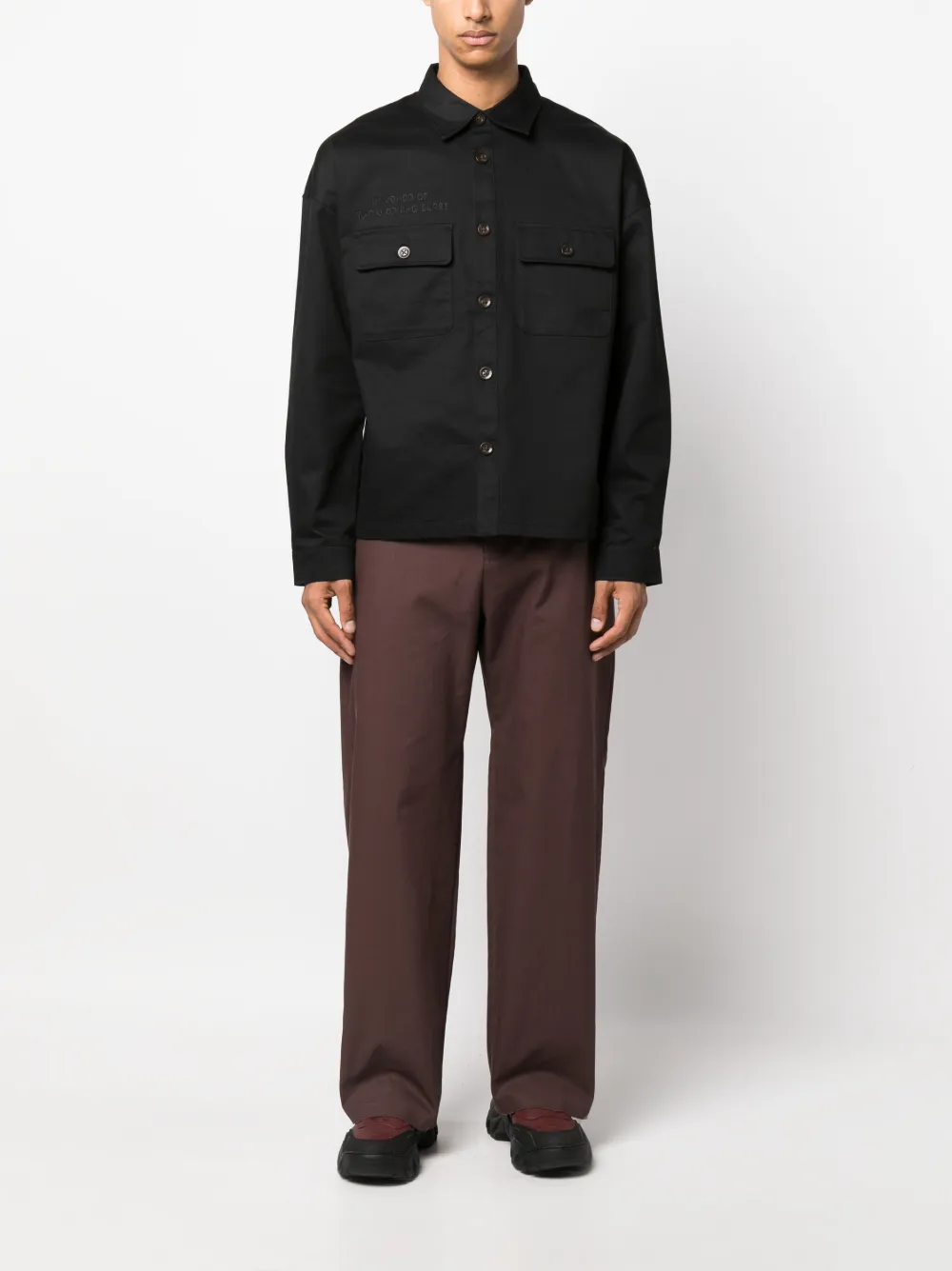 Honor The Gift Working Class long-sleeve shirt - Zwart
