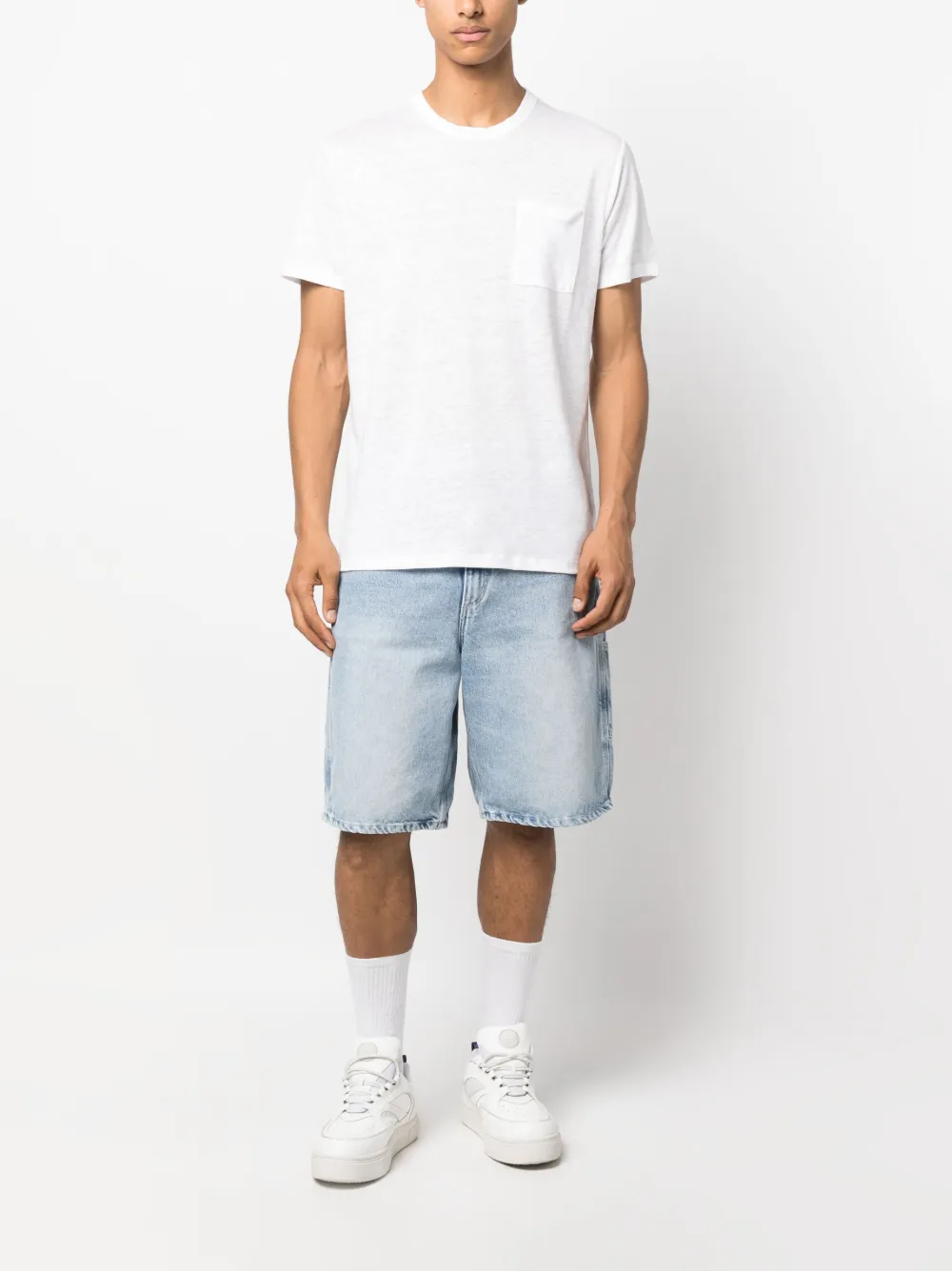 MC2 Saint Barth Ecstasea patch-pocket T-shirt - Wit